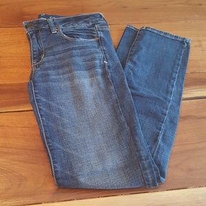 AE Skinny jeans, light wash, 8 short